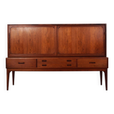 Buffet haut en palissandre, design danois, années 1960, designer : Severin Hansen