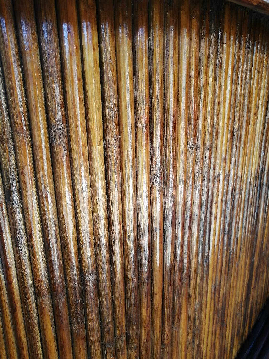 Bamboo and rattan tiki bar, 1940