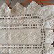 Handmade crochet diamond chair cover square