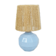 Lampe boule bleue mouchetée