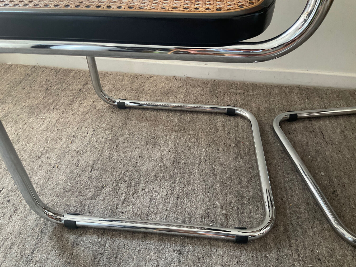 Series of 2 chairs Marcel Breuer Cesca B32