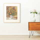 Art Déco Flowers, Aquarelle on thick Paper, 64 x 74 cm