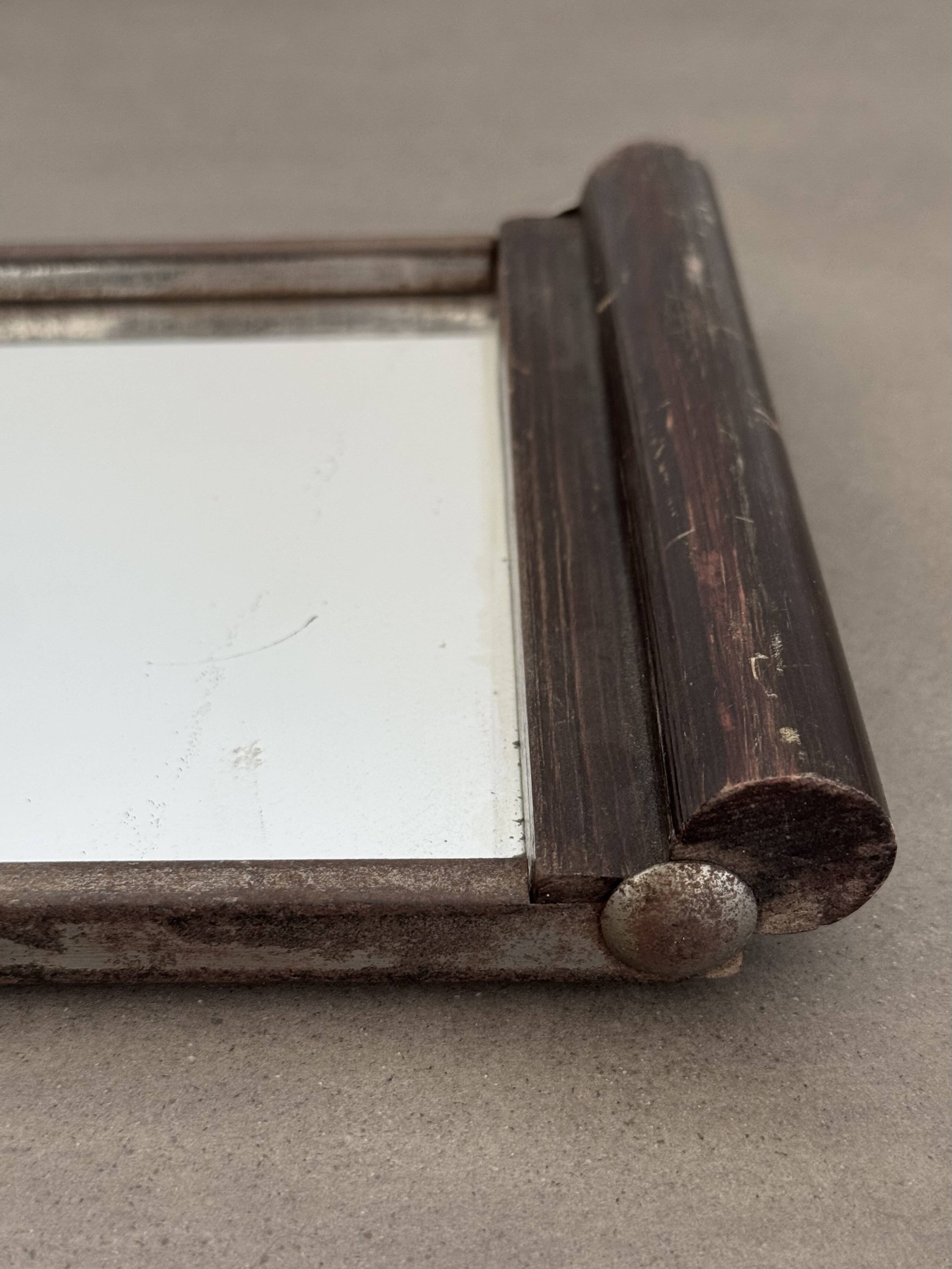 Mirror Plateau, Wood & Brutalist Metal Unsigned