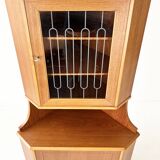 Vintage Scandinavian Corner Hutch