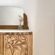 Art Deco oak sideboard with mirror (removable)