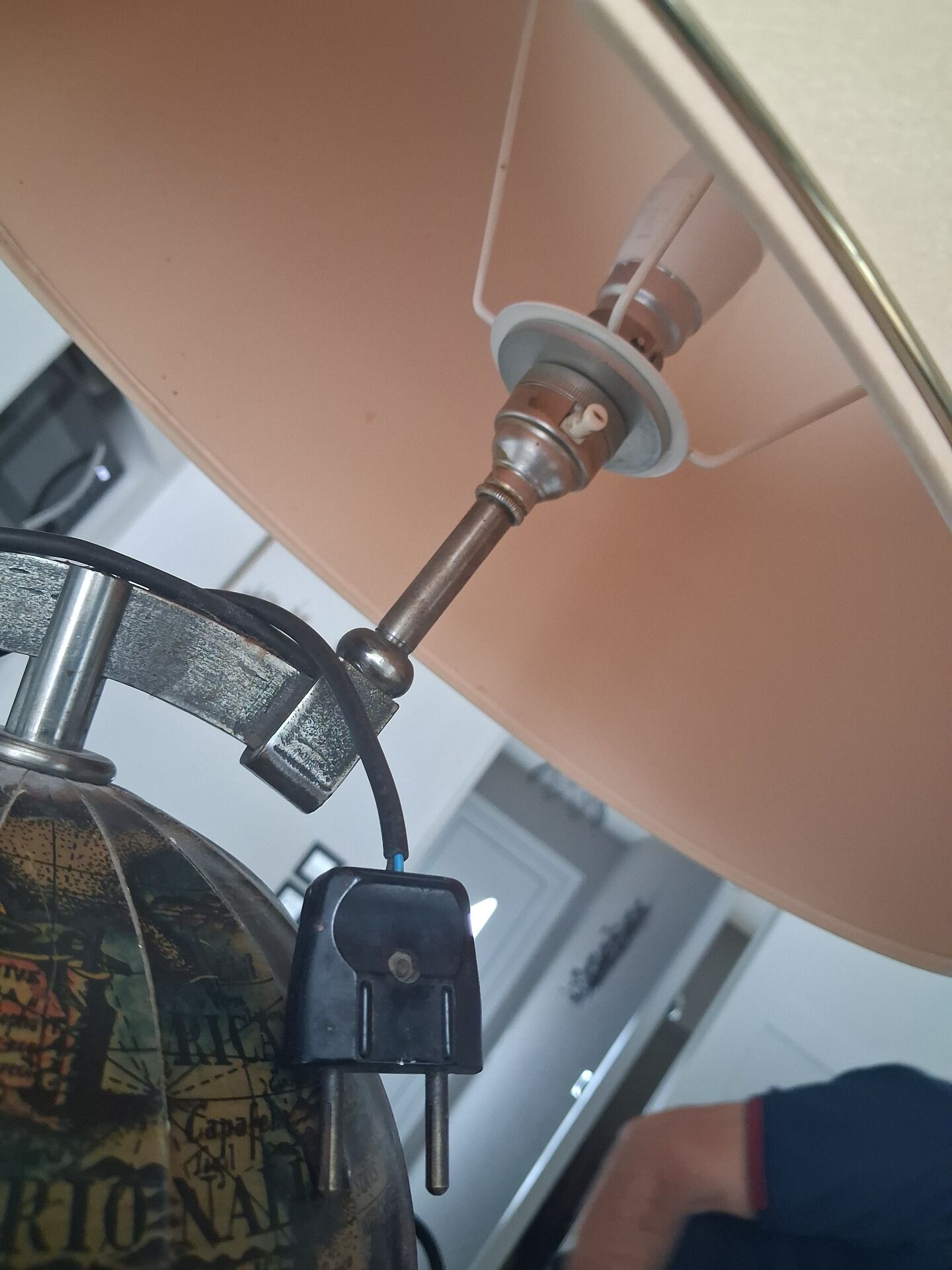 Vintage globe lamp