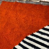 Handmade Moroccan rug, natural wool, 3x2 m.