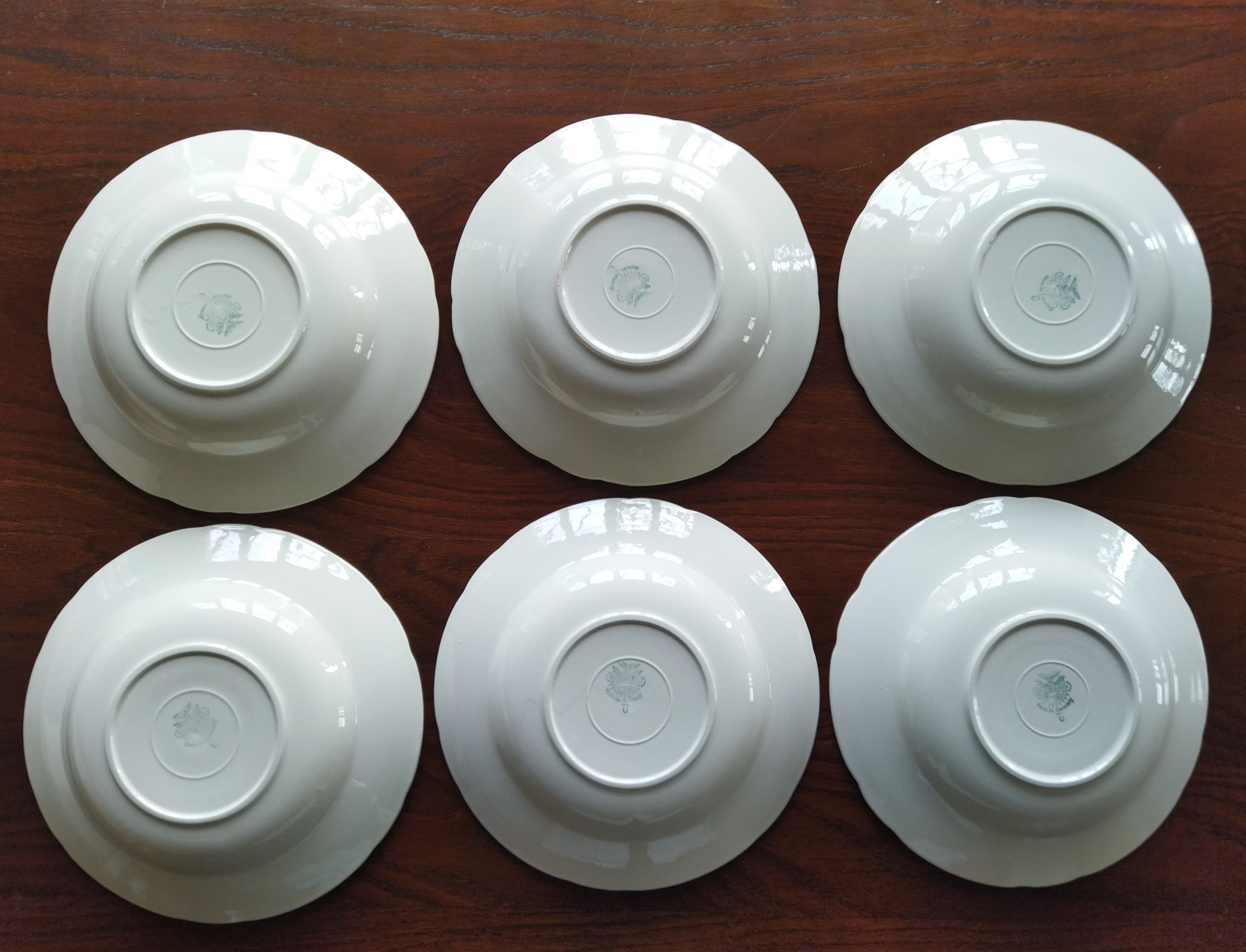 12 assiettes creuses Villeroy & Boch vintage 1960
