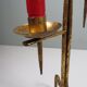 Grand vintage brutalist chandelier, Venetian style, sculptural metal.