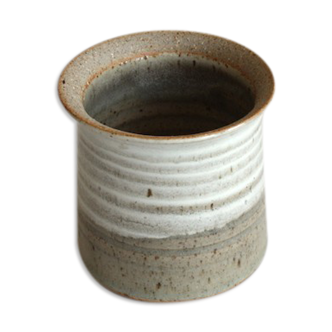 Signed ceramic vase pot