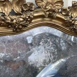 Louis XV mirror, early 19th century, restored.
