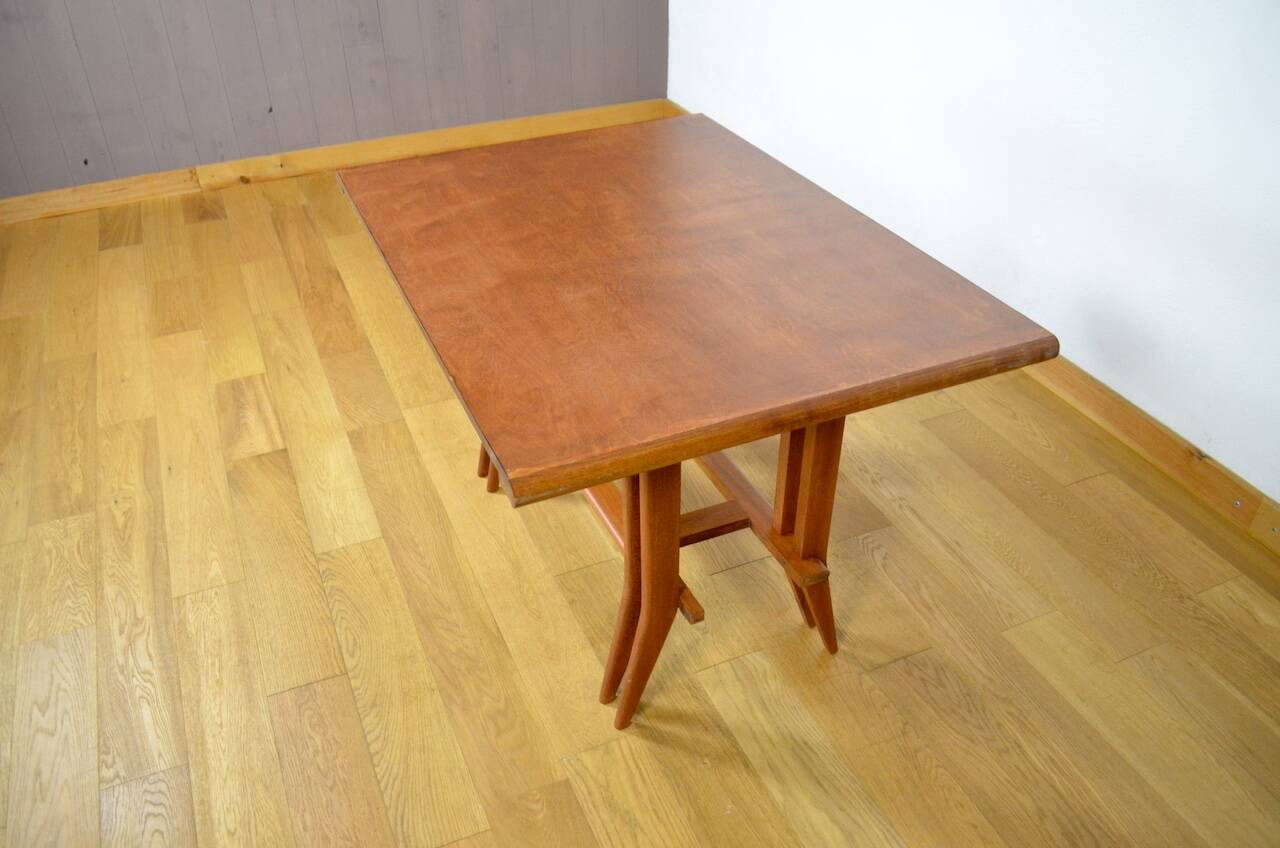 Table de Repas Pieds Compas Vintage 1960
