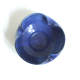 Blue ceramic ashtray