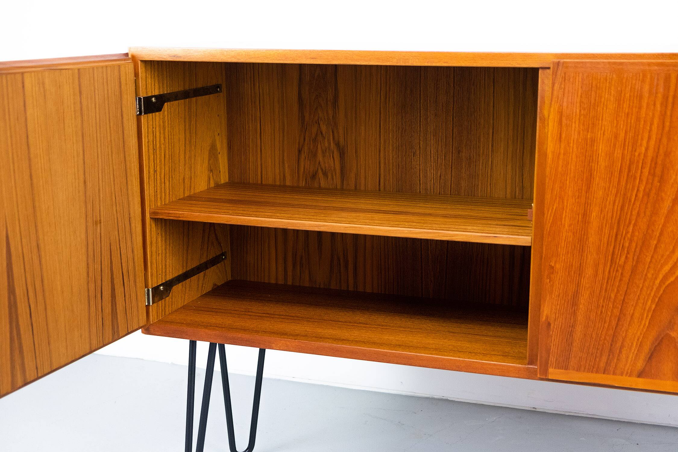 Small Teak Sideboard from Omann Jun, 1960s