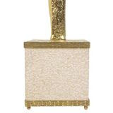 Jacques Duval Brasseur, Large golden brass cactus sculpture. 1992