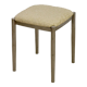 Stool with metal chromed base edition Casamance