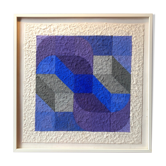 Romano Zanotti, gouache on framed paper