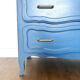 Organic blue chest of drawers