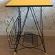 Side table for vintage vinyl records.