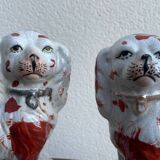 Paire de lampes Staffordshire