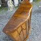 Art Deco display cabinet in walnut from the 1930s.