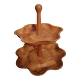 Wooden servant on two levels