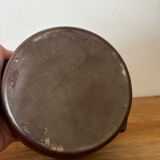 Water butter dish in glazed pottery