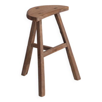Antique wabi sabi style stool (c.1900) #6
