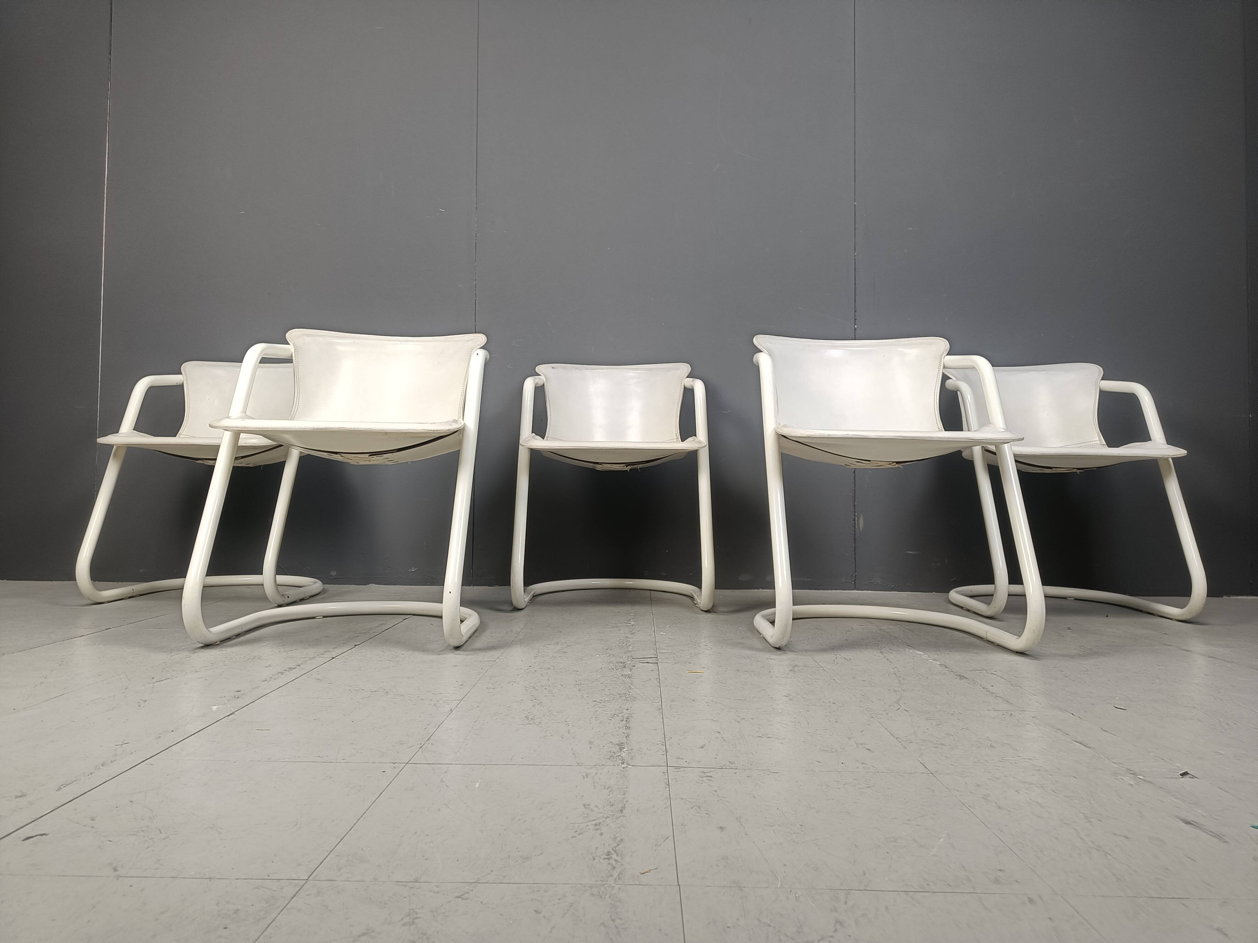 Vintage dining chairs by Metaform, set of 5 - 1970s