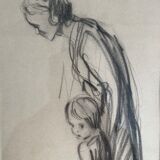 Charcoal drawing by Roland Coudon