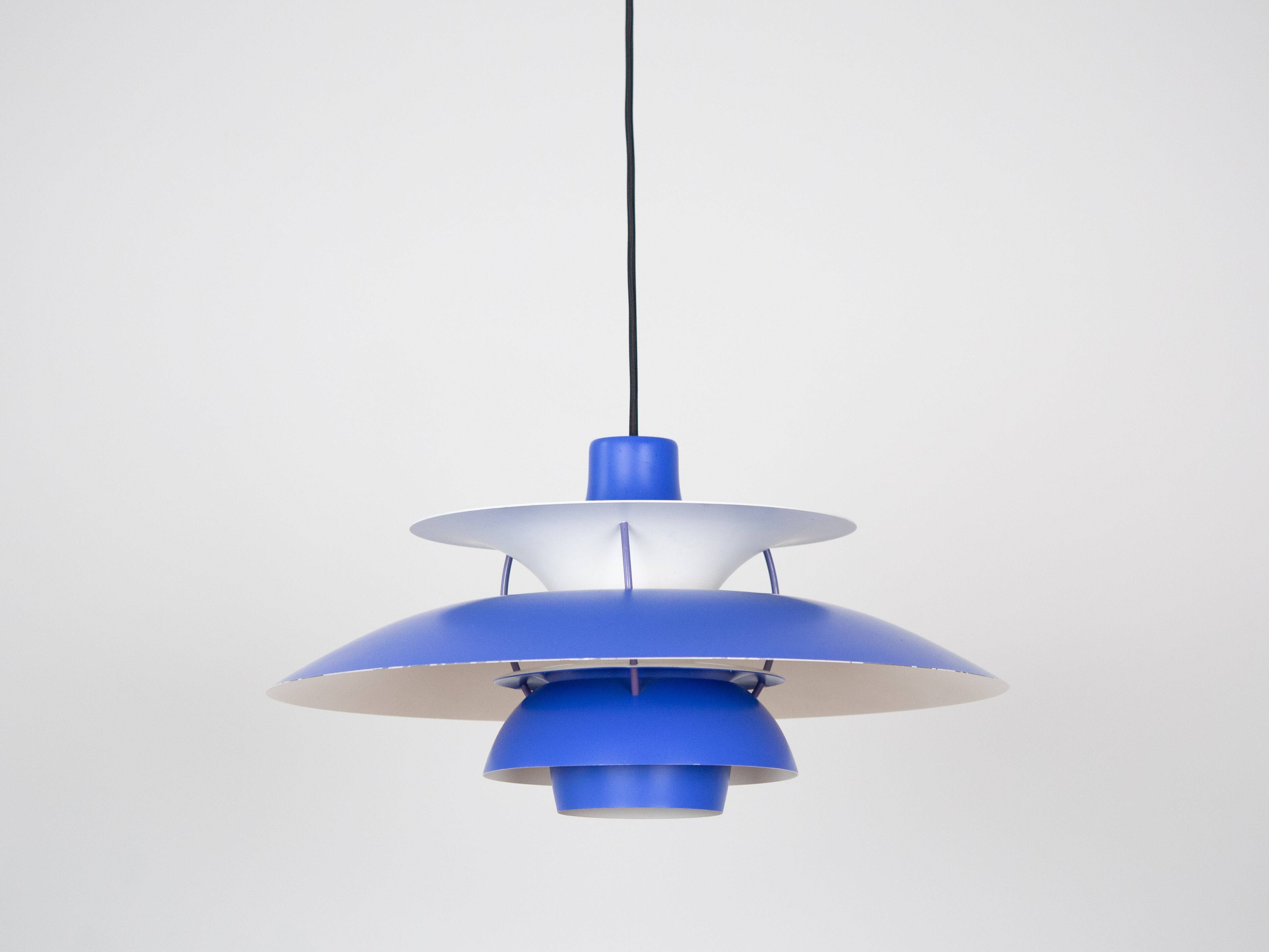 Danish vintage pendant lamp PH 5 by Poul Henningsen, Louis Poulsen, 1958