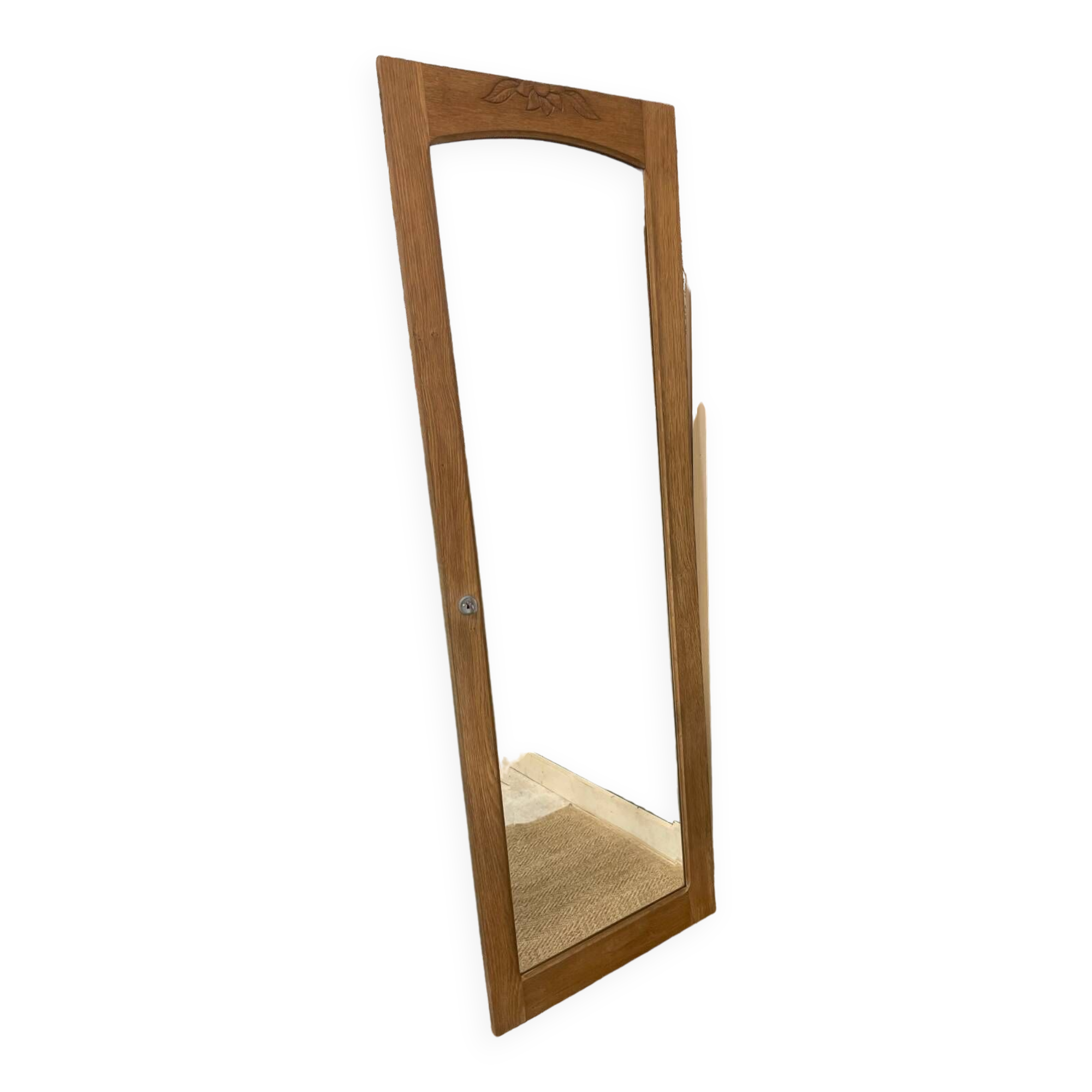 Oak mirror