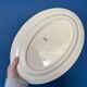Set of 2 oval dishes, Longchamp ironstone, Denise model, blue flower.