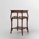 French Art Deco Side Table in Full Oak, 1920