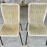 Pair of vintage garden chairs by Fantasia, circa 1950s