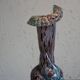 Pink and twisted blue vase