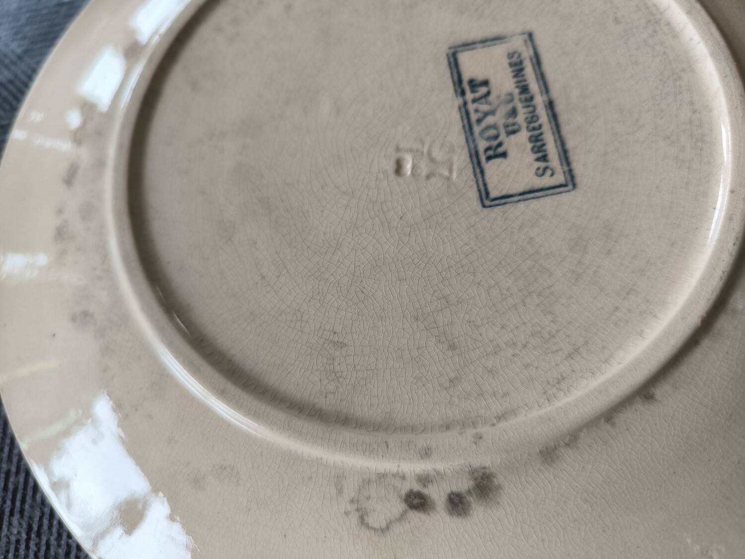 Royat dessert plates Sarreguemines