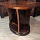 Table d'appoint art déco en acajou