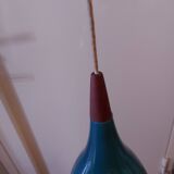 Scandinavian glass pendant light Holmegaard 50, 60's