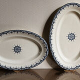 Set of 5 iron earth dishes