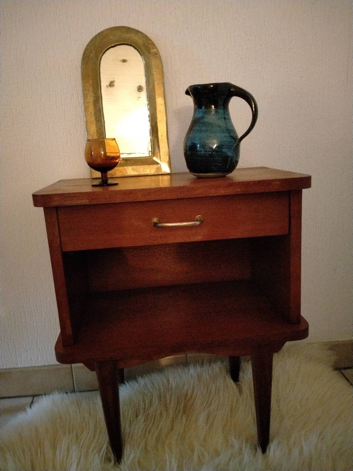 Vintage bedside table
