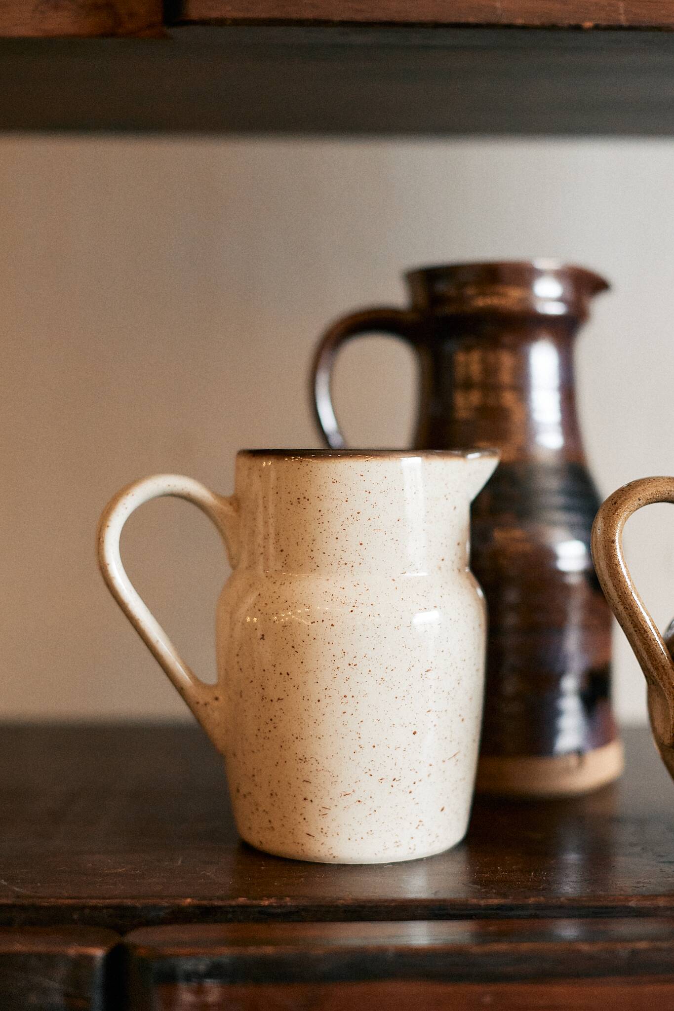 Chocolate jug / vase in stoneware