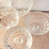 Set of 6 glasses in Champagne