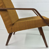 Saffron armchair, 1960, Czechoslovakia