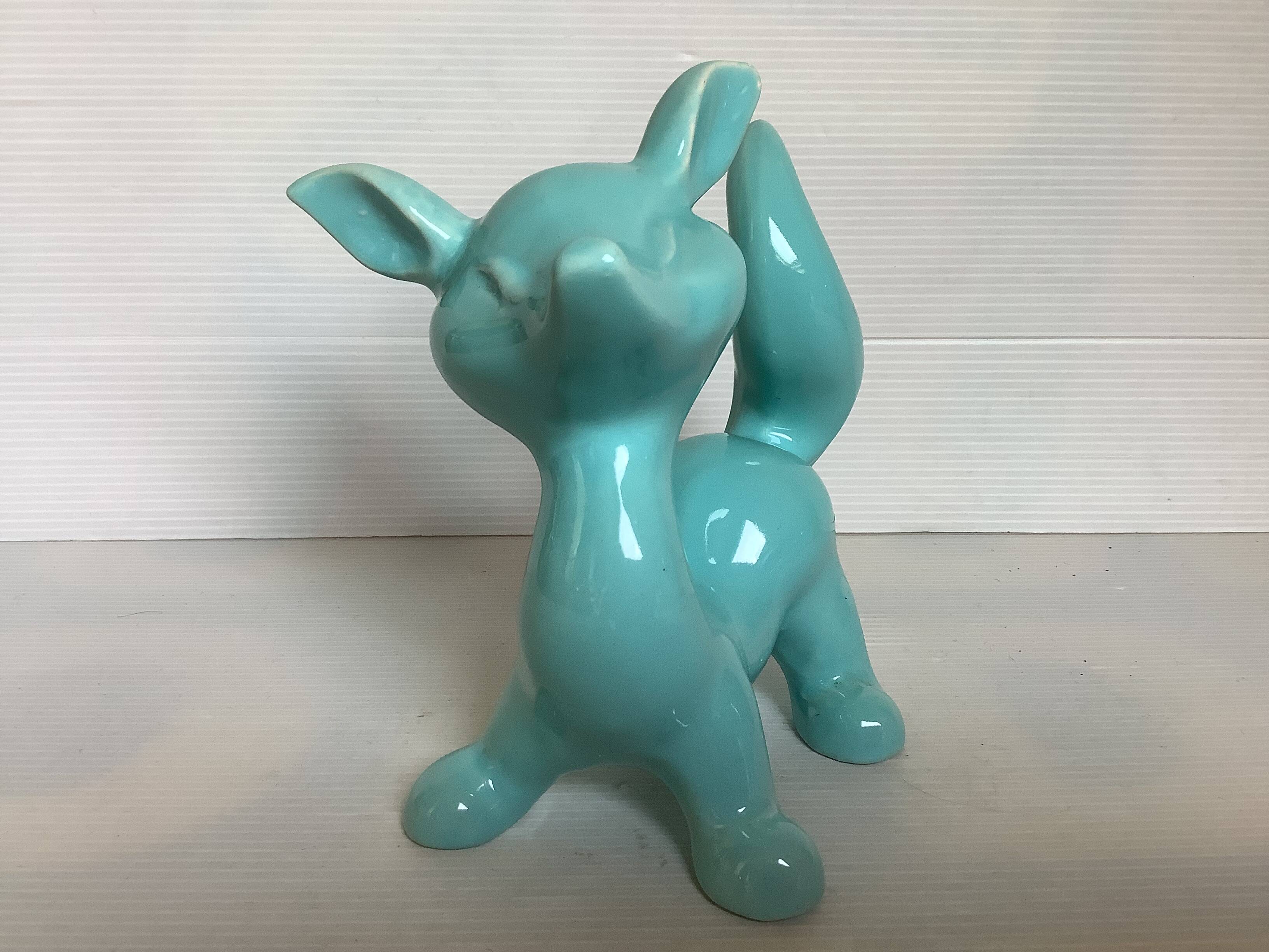 Saint Clement style zoomorphic blue fox