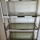 Chrome metal shelf