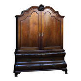 Bombe armoire hollandaise xviiie siècle