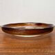 Modern mid-century glass bowl by Pertti Santalahti for Humppila, Finland, 1960s.