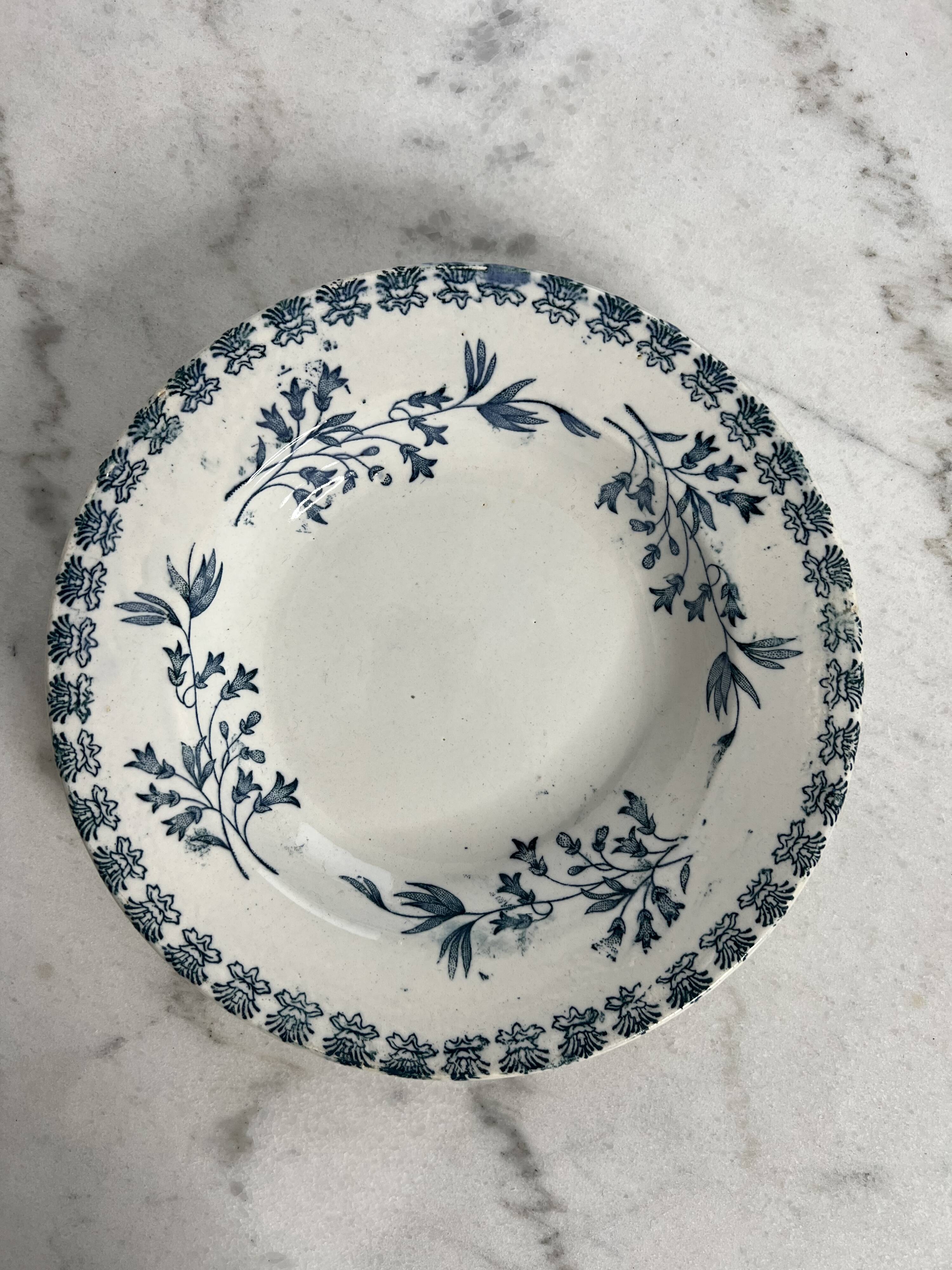 Set of 2 hollow plates Grigny - Terre de Fer