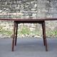 Round wooden table with 1 extension, wooden dining table, dining room table, kitchen table